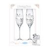 Mr & Mrs Me to You Bear Champagne Flutes