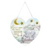 Love You To The Moon & Back Me to You Bear Plaque