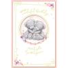 Bears Holding Daisy Handmade Me to You Bear Birthday Card