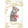 3D Holographic Granddaughter Birthday Me to You Bear Card