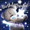 3D Holographic Bear With Stars Me to You Bear Birthday Card