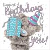 3D Holographic Giving Present Me to You Bear Birthday Card