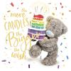 3D Holographic Birthday Cake Me to You Bear Card