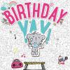 3D Holographic My Dinky Bear Me to You Birthday Card