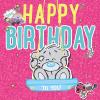3D Holographic Bear On Swing Me to You Bear Birthday Card
