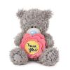 4" Thank You Flower Me to You Bear