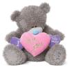 28" I Love You This Much Padded Hearts Me to You Bear