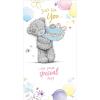 Just For You Holding Chocolates Me to You Bear Birthday Card