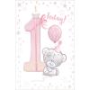 Little Girl 1 Today Tiny Tatty Teddy Me to You Bear 1st Birthday Card