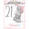 Happy Birthday 21st Large Me to You Bear Birthday Card