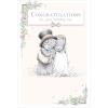 Congratulations Me to You Bear Wedding Day Card