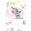 You're 21 Today Me to You Bear 21st Birthday Card