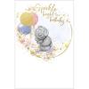 Sparkle Bright Me to You Bear Birthday Card