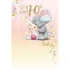 Happy 70th Birthday Me to You Bear Birthday Card