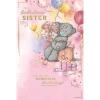 Fabulous Sister Me to You Bear Birthday Card