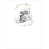 Tatty Teddy On Fence Me to You Bear Card