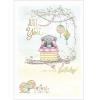 Just For You Me to You Bear Birthday Card