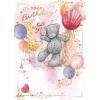 Balloons & Gift Me to You Bear Birthday Card
