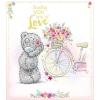 Sending Love Bear With Bicycle Me to You Bear Card