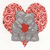 Love Bears Me to You Bear Cross Stitch Kit