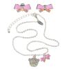 Me to You Bear Pink Bow Earring and Necklace Gift Set