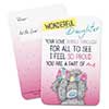 Me to You Bear Message Card Wonderful Daughter 