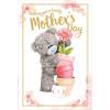 Holding Flower Pots 3D Holographic Me to You Bear Mother's Day Card