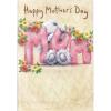 MUM Letters Softly Drawn Me to You Bear Mother's Day Card