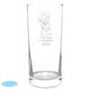 Personalised Me to You Engraved Wedding Boy Hi Ball Glass