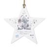 Personalised Moon & Stars Me to You Wooden Star Decoration