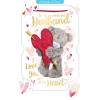 3D Holographic Keepsake Husband Me to You Valentine's Day Card