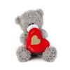 4"  I Love You Padded Heart Me to You Bear