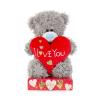 7" I Love You Padded Heart Me to You Bear