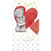 I Love You Me to You Bear Valentine's Day Card