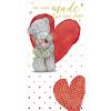 Tatty Teddy Holding Flowers Me to You Bear Valentine's Day Card