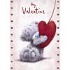 Bear Hugging Heart Me to You Bear Valentine's Day Card