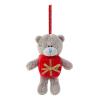 3" Dressed As Present Me to You Bear Plush Tree Decoration
