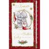 Amazing Fiancée Handmade Me to You Bear Christmas Card
