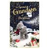 3D Holographic Grandson Me to You Bear Christmas Card