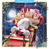 3D Holographic Sleigh Ride Me to You Bear Christmas Card