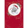 Granddaughter Me to You Bear Christmas Card