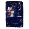 Sending Big Hugs Me to You Bear Christmas Card
