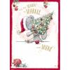 Season Sparkle Me to You Bear Christmas Card