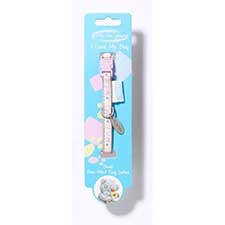 Me to You Bear Paw Prints Collar Small Pink