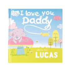 Personalised Tiny Tatty Teddy I Love You Daddy - Hardback