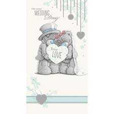Wedding Day Me to You Bear Card