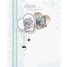 Daughter Wedding Me to You Bear Card