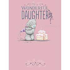 Daughter Birthday Me to You Bear Large Card