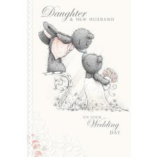 Daughter and New Husband Me to You Bear Wedding Day Card