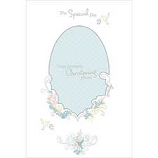 Me to You Bear Christening Memories Keepsake Card